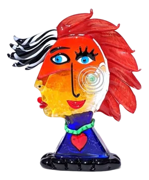 Female Head in Murano Glass from YourMurano