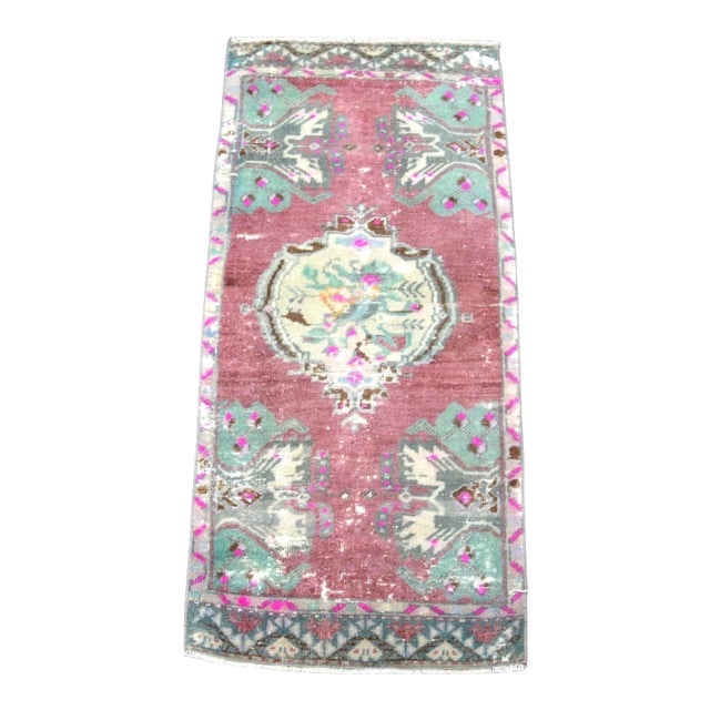 Vintage Turkish Red Rug For Sale