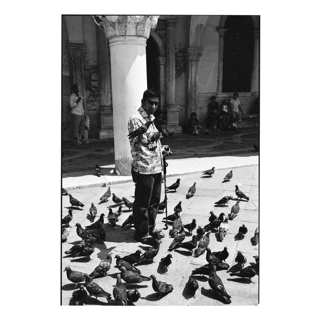 Paul Cooklin, Blind Man Feeding Pigeons, Edition of 50 For Sale
