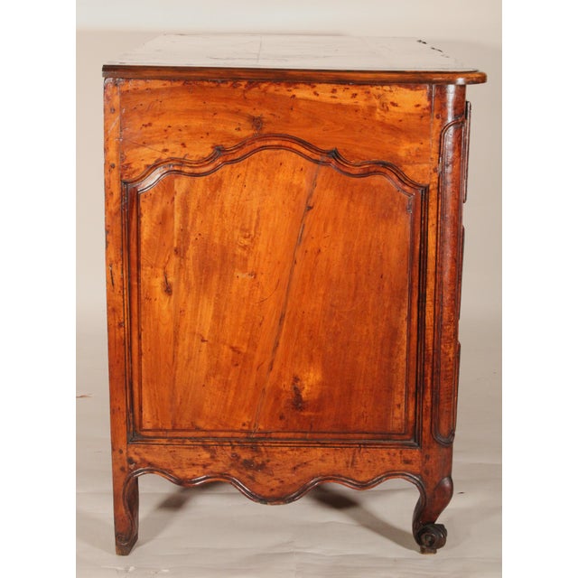 Louis XV Provincial Walnut Chest of Drawers For Sale - Image 4 of 13