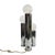 1970s Vintage Space Age Three-Light Chrome Tubular Table Lamp For Sale - Image 5 of 6
