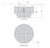 Metal Julie Neill for Visual Comfort Signature Lorelei 18" Semi-Flush Mount in Gild with Clear Glass For Sale - Image 7 of 7