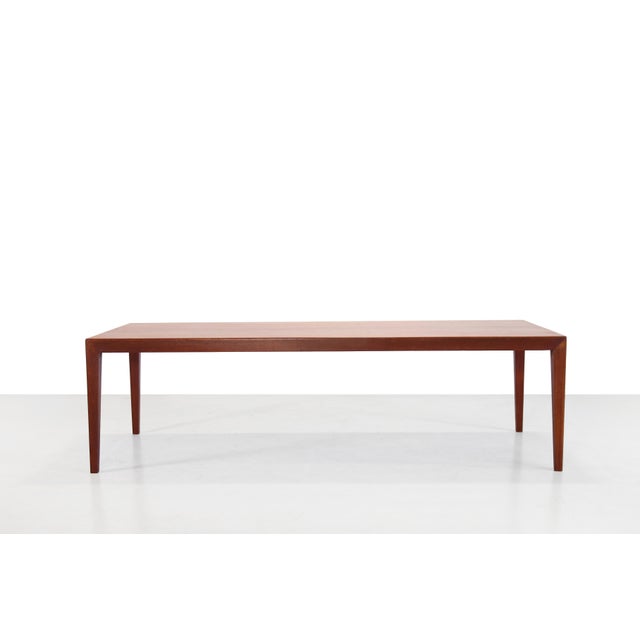 Wood Danish Coffee Table in Teak by Severin Hansen for Haslev, 1950s For Sale - Image 7 of 7