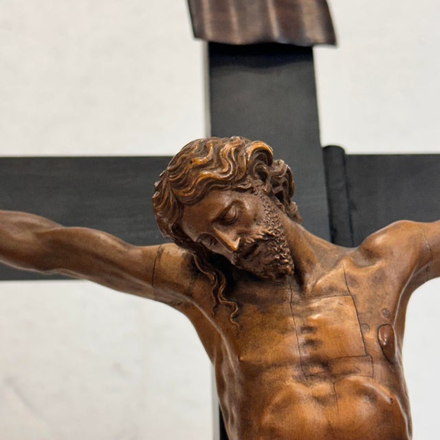 Christ Crucified Following Guglielmo Della Porta, 1800s, Wood For Sale - Image 12 of 18