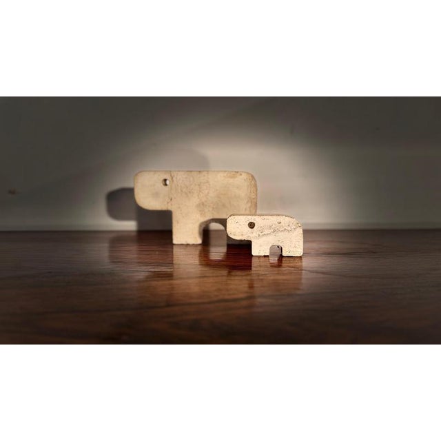 Minimalist Animale Stone Sculpture attributed to Fratelli Manelli, 1970s, Set of 2 For Sale - Image 12 of 17
