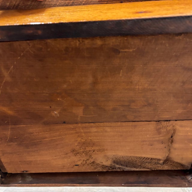 Brown Antique 19th Century Victorian Oak Bobbin Leg Spindle or Spool Side Table For Sale - Image 8 of 9