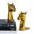 Brass Vintage Brass Llama Bookends by Sarreid - A Pair For Sale - Image 8 of 15