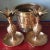 Brass Brass Pineapple Trio of Planter and Candleholders - Set of 3 For Sale - Image 8 of 11