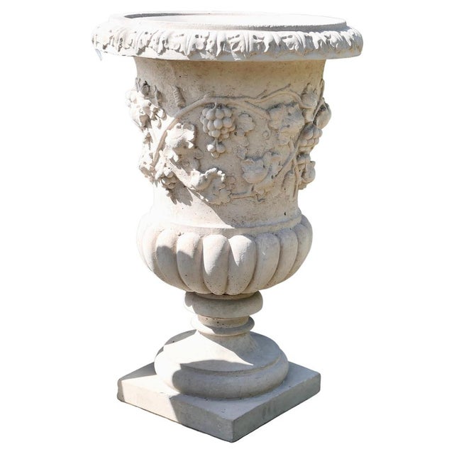 Sculpture Materials Large Classical Grape and Vine Garden Planter, 1970 For Sale - Image 7 of 7