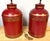 Pair English Chinoiserie Red Tole & Gilt Painted Tea Caddy Lamps, 20th Century For Sale - Image 14 of 14
