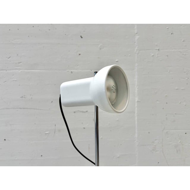 Space Age White Metal Table Lamp, 1970s For Sale - Image 13 of 16