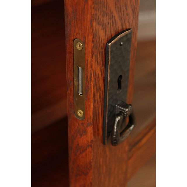 Stickley Mission Collection Oak Two Door Bookcase For Sale - Image 18 of 18