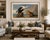 Illustration King Duck, Vintage Art Print Reproduction From Birds of America (1827) by John James Audubon, 48″ × 32″ For Sale - Image 3 of 9