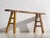 Rustic Antique Elm Footboard Bench, 1870s For Sale - Image 3 of 12