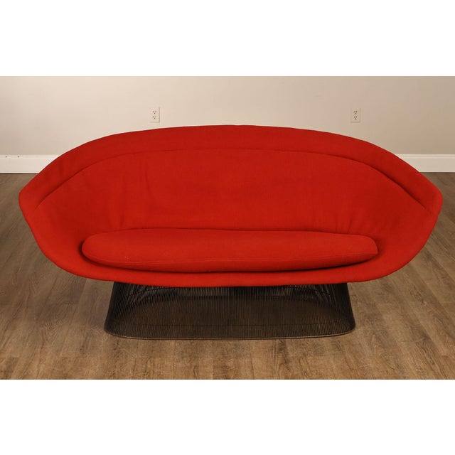 Warren Platner For Knoll Wire Frame Settee For Sale - Image 13 of 17