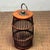 Brass Vintage Chinese Pearwood Cricket / Cicada Cage With Metal Hook, Chinoiserie Decorative Insect Cage For Sale - Image 8 of 9