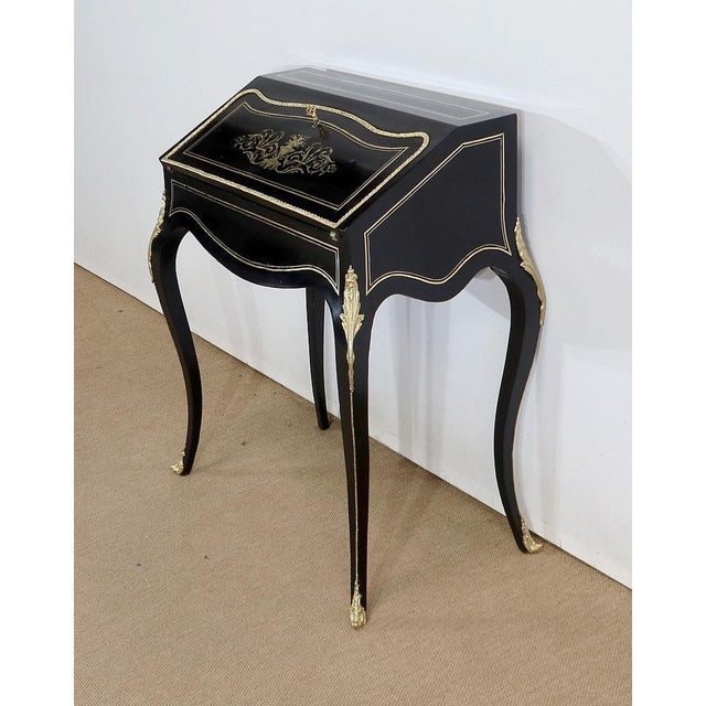 Small Napolean III Desk in Louis XV Style For Sale - Image 3 of 18