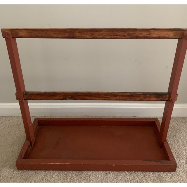 Antique wooden garden harvest carrier with handle. Was originally used to harvest items from garden and dry herbs from...