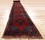 Red Antique Afghan Turkoman Rug, 02'10 X 30'01 For Sale - Image 8 of 9