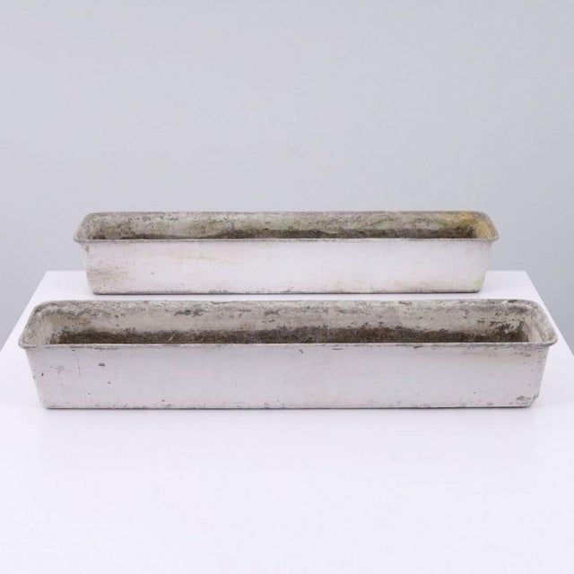 Mid 20th Century Willy Guhl Mid-Century Modern Fibre Cement Planters, Switzerland, Pair For Sale - Image 5 of 7