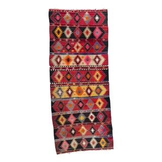 Mid-Century Turkish Anatolian Kilim, 1950s For Sale