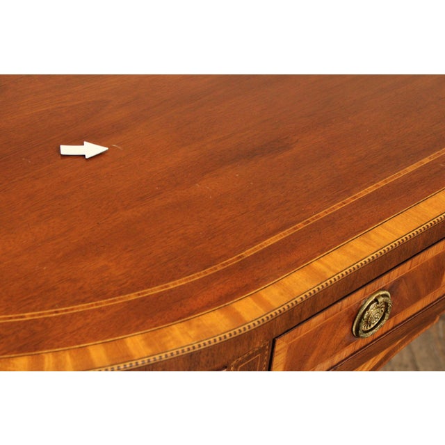 Baker Stately Homes Collection Inlaid Mahogany Sideboard For Sale - Image 10 of 12