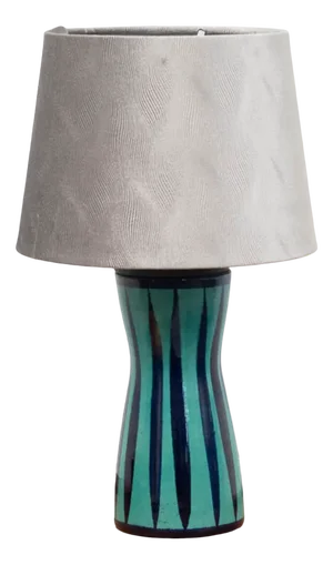 Vintage Table Lamp with Ceramic Base, 1960s