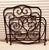 Art Nouveau Antique Black Iron Bed in the Style of Thonet Elaborate Scroll Work to Both Pieces For Sale - Image 3 of 6