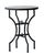Moroccan Matthew Izzo Home Moroccan Zellige Vanilla Tile and Iron Base 24" Round Bistro Table For Sale - Image 3 of 3