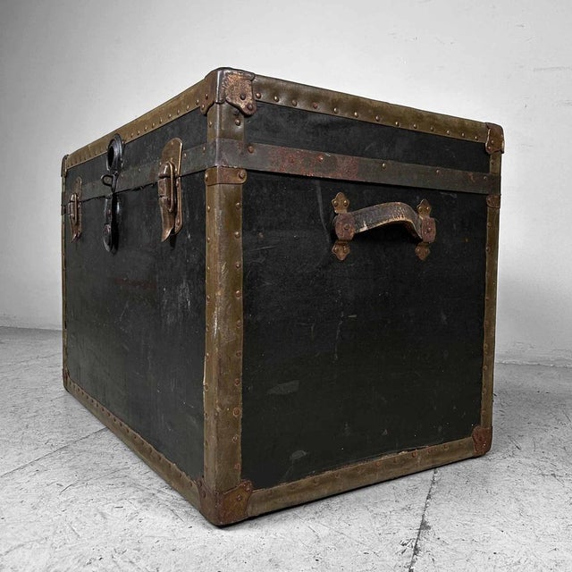 Antique Japanese Travel Chest, 1930s For Sale - Image 14 of 18