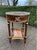 Late 20c French Artisan Louis XVI Mahogany Marble Side Table For Sale - Image 11 of 13