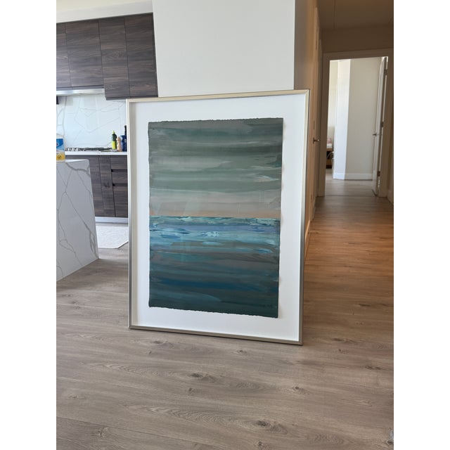 Large Sharon Strasburg Seascape Painting For Sale - Image 13 of 15