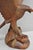 Wood Vintage Black Forest 24" Hand Carved Wood Bald Eagle Figure Statue Sculpture For Sale - Image 7 of 18