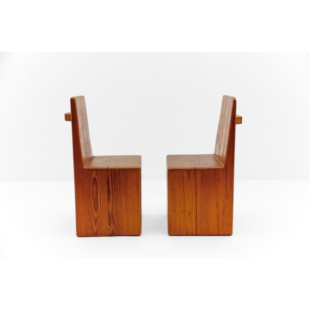 Brown Vintage Scandinavian Children's Dinner Set in Pine, 1960s, Set of 5 For Sale - Image 8 of 18