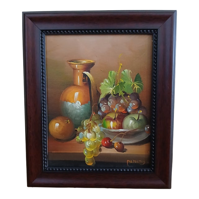 1990s Original Framed Oil Painting on a Board by Artist Alexander Nakonechny For Sale