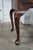 Vintage Queen Anne Chippendale Style Cherry Lowboy Chest Console Hall Table For Sale - Image 12 of 18