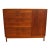 Circa 1960 American Walnut Six-Drawer Chest With Cabinet For Sale