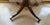 American Henredon Mahogany Leather Drum Table For Sale - Image 3 of 6