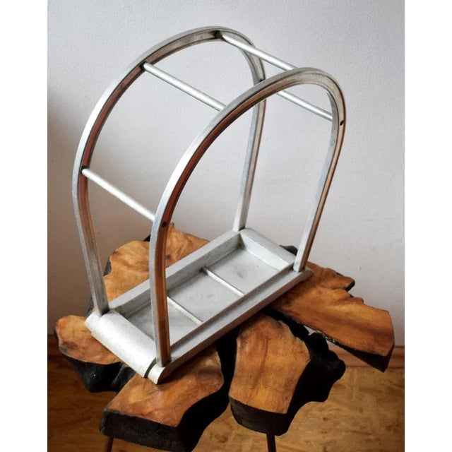 Bauhaus Umbrella Stand in Aluminum, 1930s For Sale - Image 4 of 5