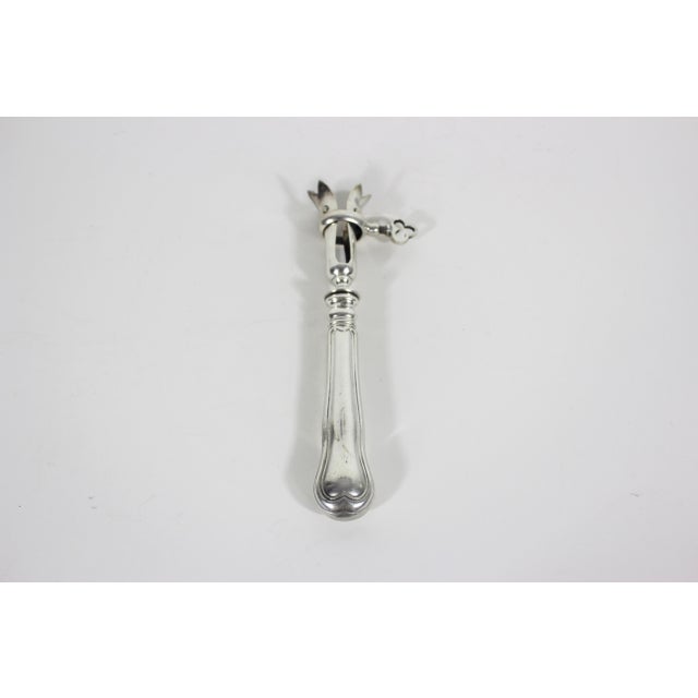 Silver Antique Ercuis Silver Manche À Gigot Or Bone Holder For Sale - Image 8 of 12