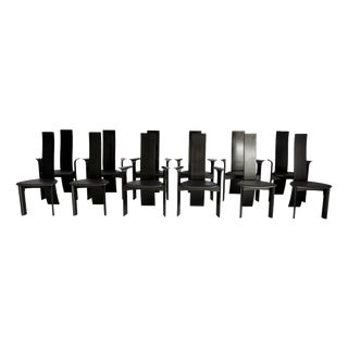 Iris Chairs by Rob and Dries Van Den Berghe for Van Den Berghe Pauvers, 1990, Set of 12 For Sale
