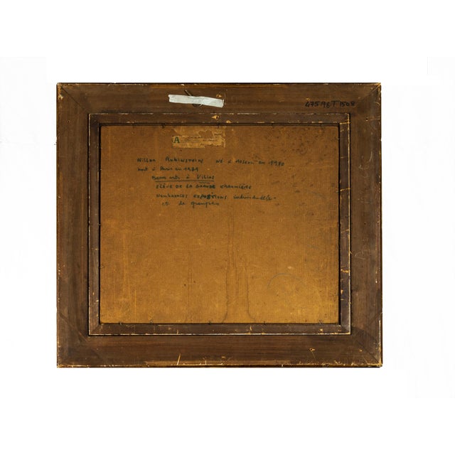 Post Impressionist French Artist, The Barges, 20th Century, Oil on Canvas, Framed For Sale - Image 3 of 7