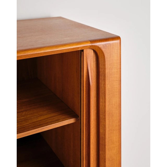 Teak Highboard with Louvered Doors by Bernhard Pedersen & Søn, Denmark, 1960s For Sale - Image 18 of 18