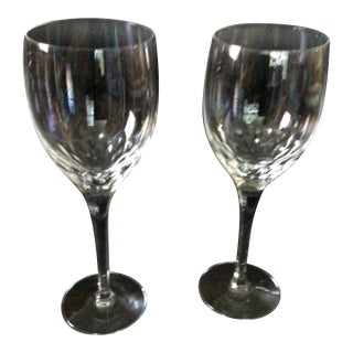Orrefors Crystal Prelude Claret Wine Glasses-Set of 2 For Sale