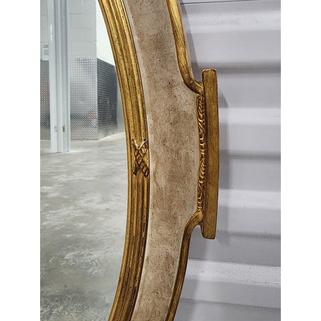 Carver's Guild Newport Oval Neoclassical Style Mirror For Sale In New York - Image 6 of 12