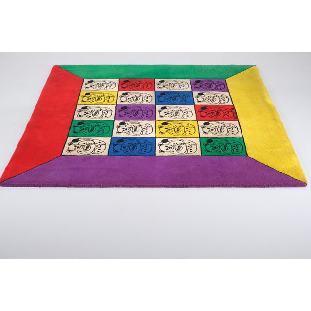 1970s Rug by Jean-Charles De Castelbajac for Ko & Co, 1970s For Sale - Image 5 of 6
