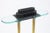 Robert Sonneman Robert Sonneman for George Kovacs 1980s Post Modern Brass and Glass Desk Lamp For Sale - Image 4 of 8