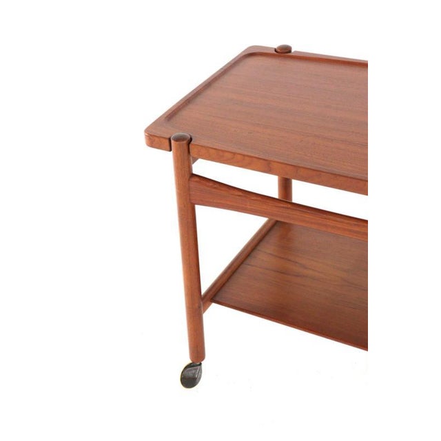 Teak Trolley by Hans J. Wegner for Andreas Tuck For Sale - Image 9 of 11