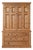 Large Rustic Pine Two-Piece Larder & Pantry Cabinet For Sale