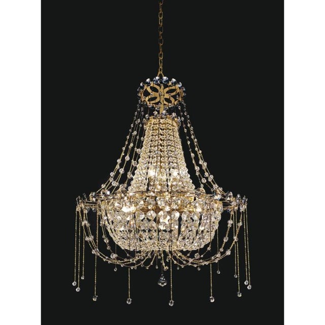Contemporary Collection Regina Di Cristallo Chandelier in Premium Crystals by Jago For Sale - Image 3 of 10